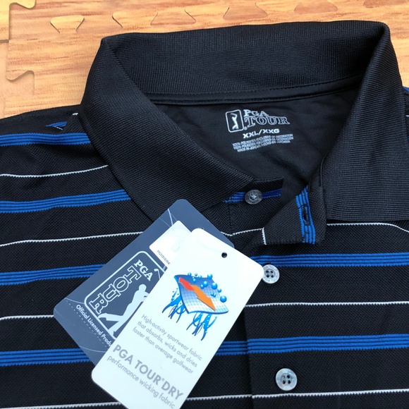 ⛳NEW⛳ PGA TOUR SHORT GOLF POLO XXL 2XL - Picture 2 of 8